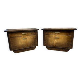 Pair of vintage 1960s bedside tables