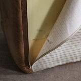 Canapé Sloop Ligne Roset par Michel Ducaroy en cuir cognac, années 1970