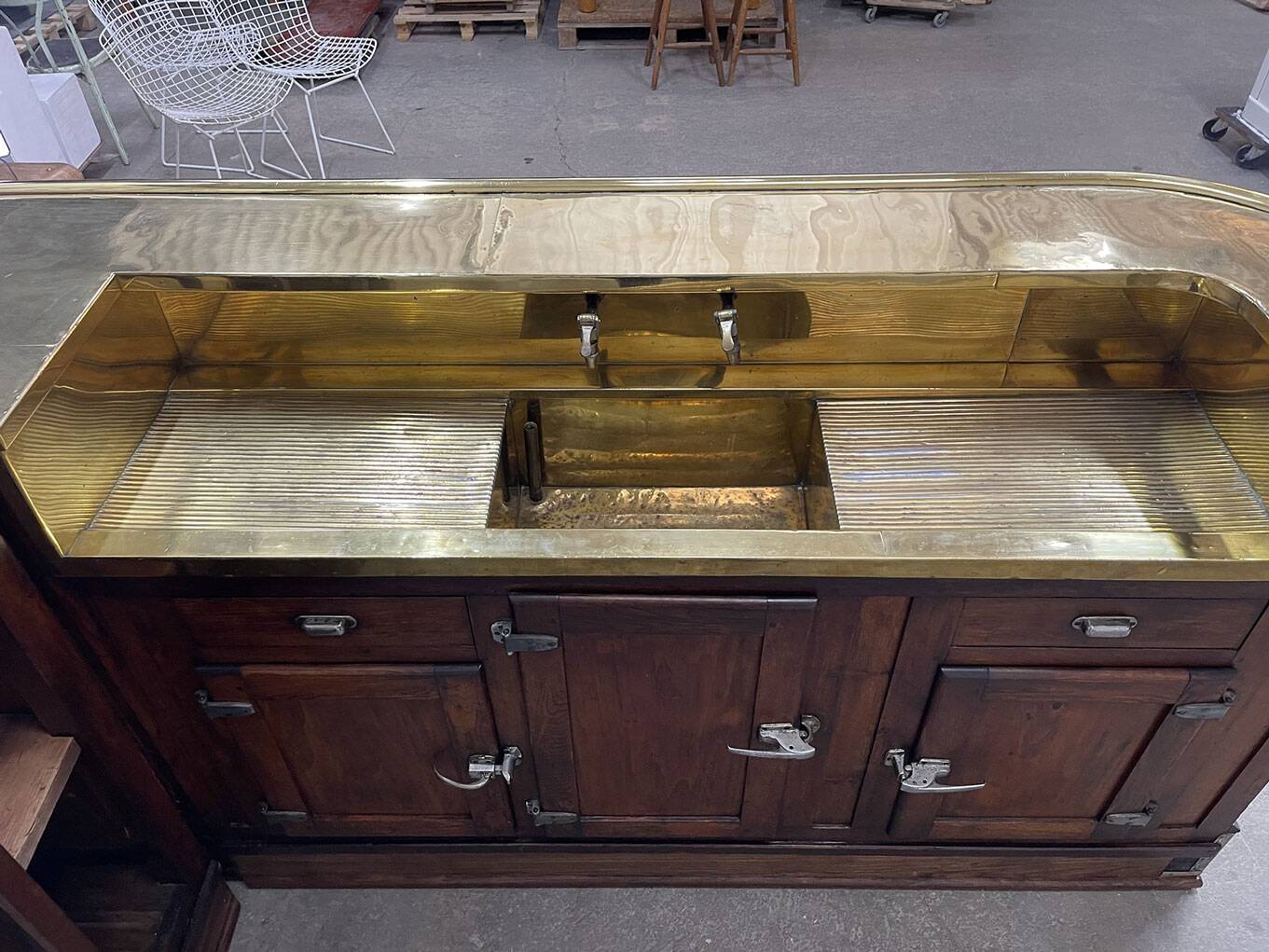 Rare 1950s bar counter/cash desk