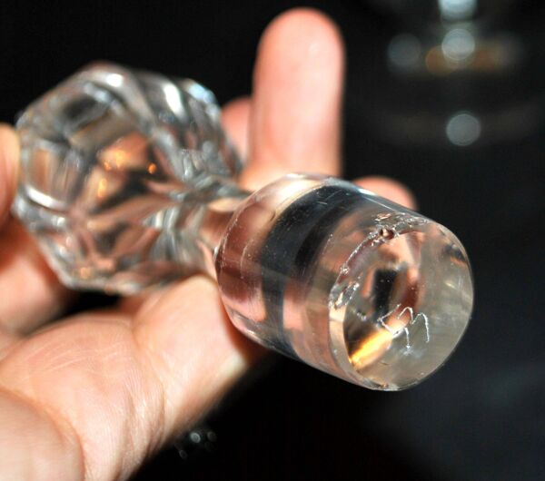 Carafe à vin Massenet en cristal taillé Saint-Louis taille 4147 H35