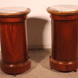 pair of somnos in mahogany