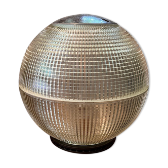 Luminaire boule holophane années 70