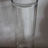 Vase Antique bottle Clear glass fine bubbles vase