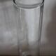 Vase Antique bottle Clear glass fine bubbles vase