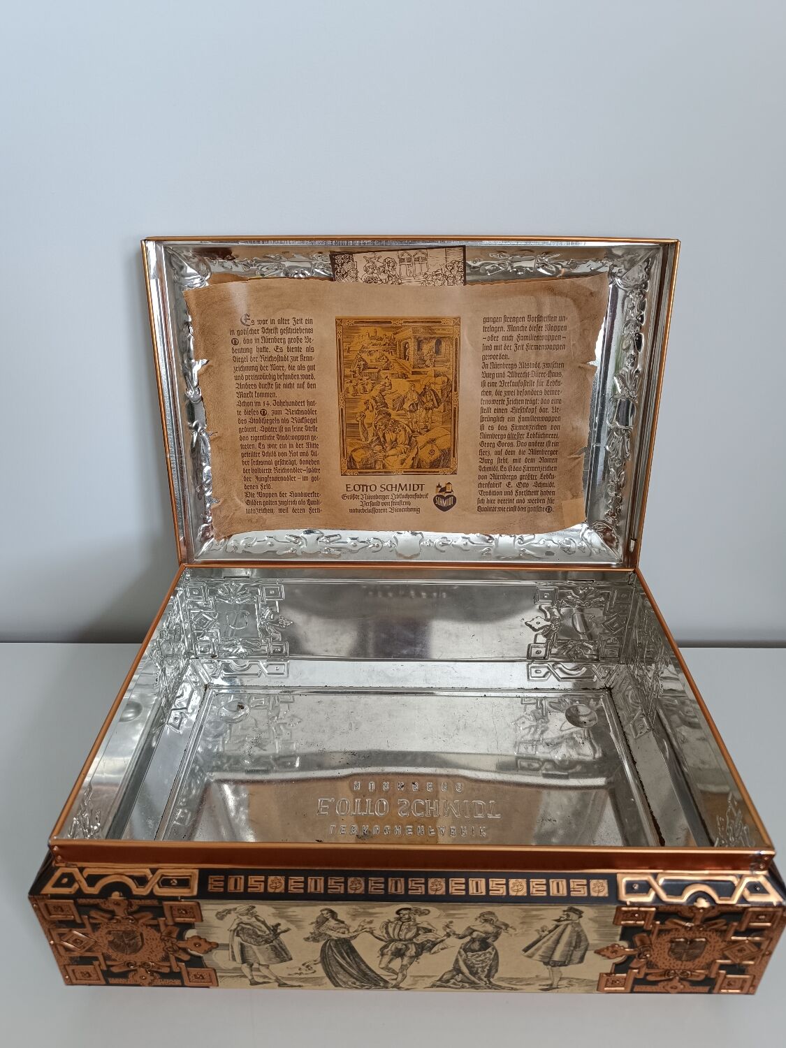 Metal box Lebkuchenfabrik Otto Schmidt Nüremberg