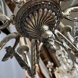 Antique chandelier in neo-gothic style.