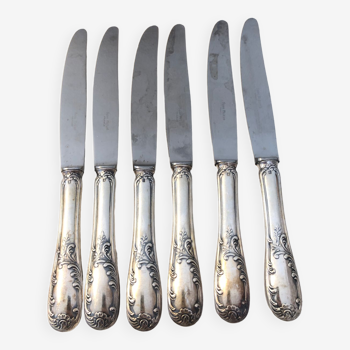 6 Saint Medard knives, 1900