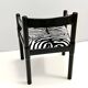 'Carimate' Black Walnut and Velvet Chair by Vico Magistretti for Cassina, 1