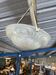 Art Deco molded glass pendant lamp