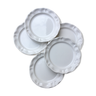 Assiettes blanches