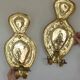 Baroque Style Mid-Century Brass Swedish Sconces