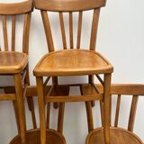 Suite of 5 bistro chairs.