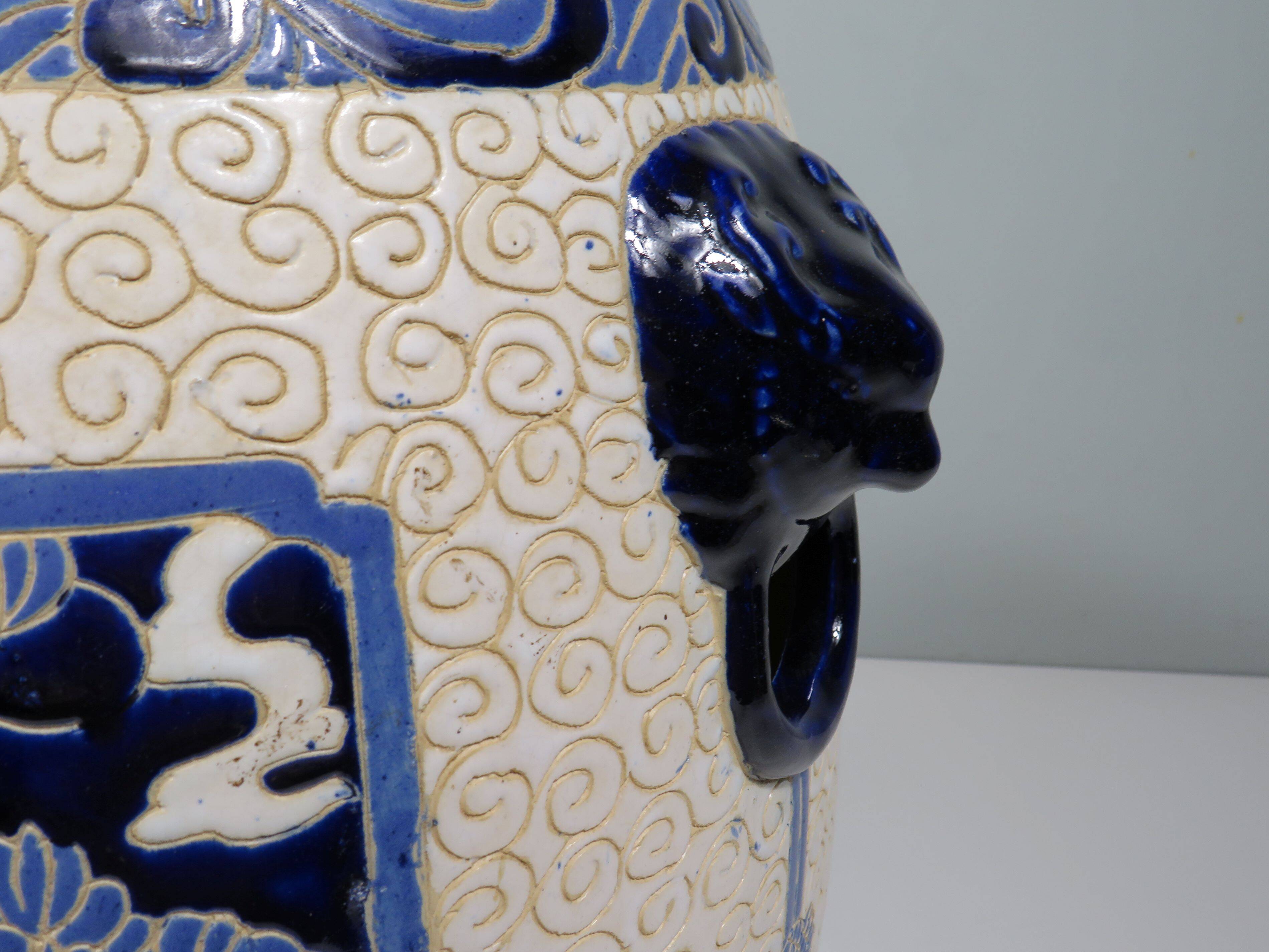 Ceramic stool, Italy 1970-1980