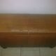 Brown leather trunk / bench seat.