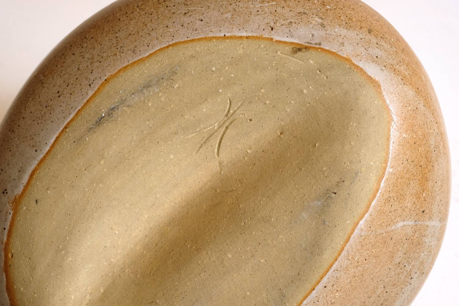 Organic free-form vase from the 1980s.