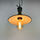 Industrial Green Enamel Pendant Lamp with Cast Aluminium Top, 1960