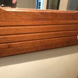 Art deco period solid oak coat rack