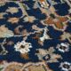 Persian rug 136x70 blue and brown