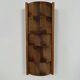 Vintage XL wall light, pin, suede, 1970