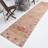 Tapis de course turc vintage 3x12, 80x377Cm