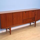 Rare Dutch sideboard in teak by Louis van Teeffelen for Wébé, 1960s