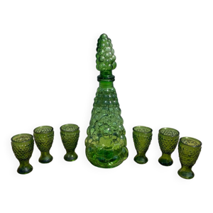 Service à liqueur verre