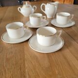 Service à café en porcelaine