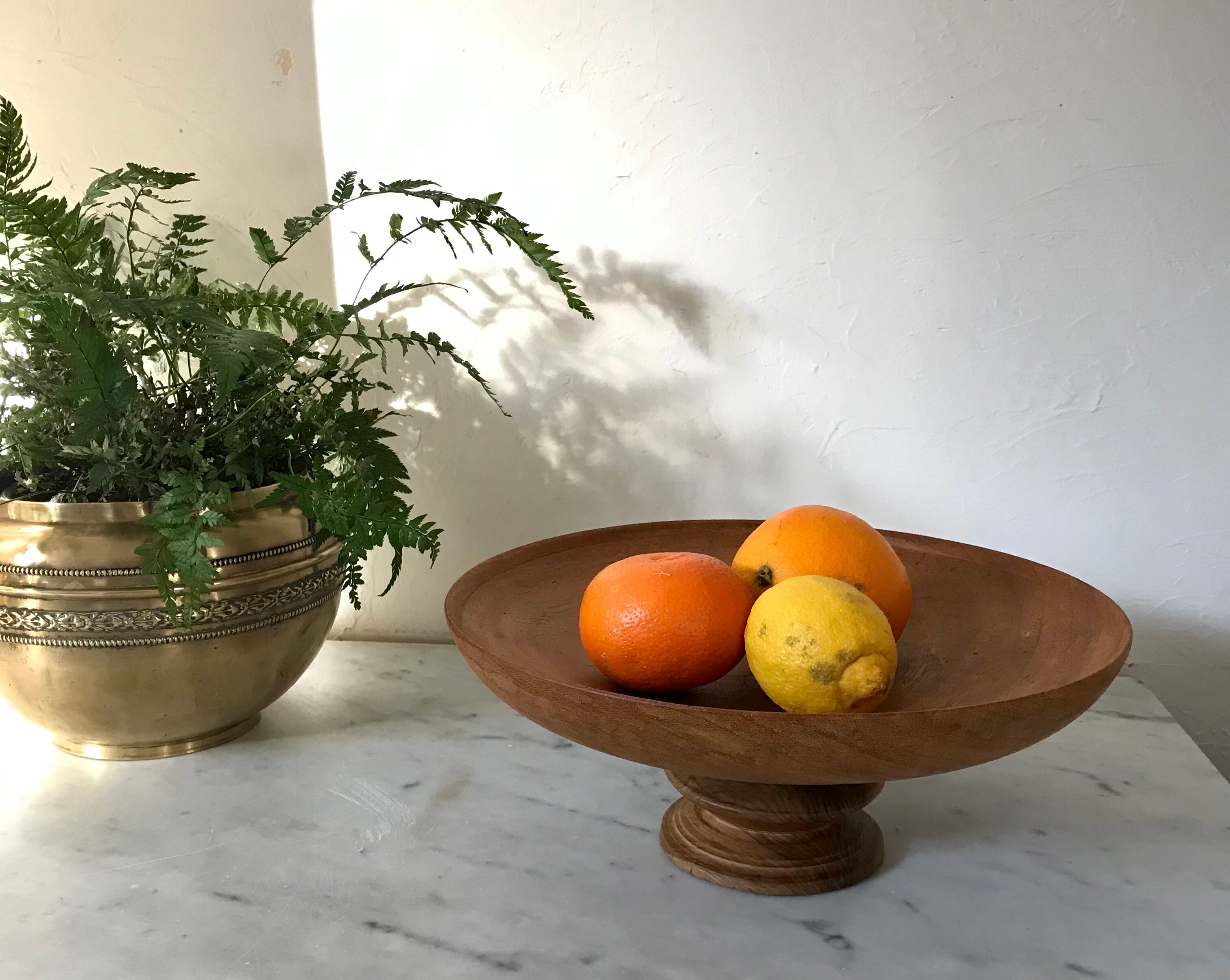Vintage wooden dish