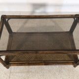 rattan coffee table