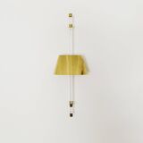 Applique murale en laiton et acrylique