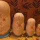 Matryoshka pyrography dolls