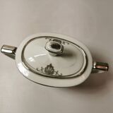 Limoges porcelain coffee maker, sugar bowl, art deco period f. great