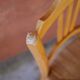 Ensemble de 5 chaises dépareillés en paille