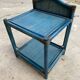 Table de chevet en rotin vintage