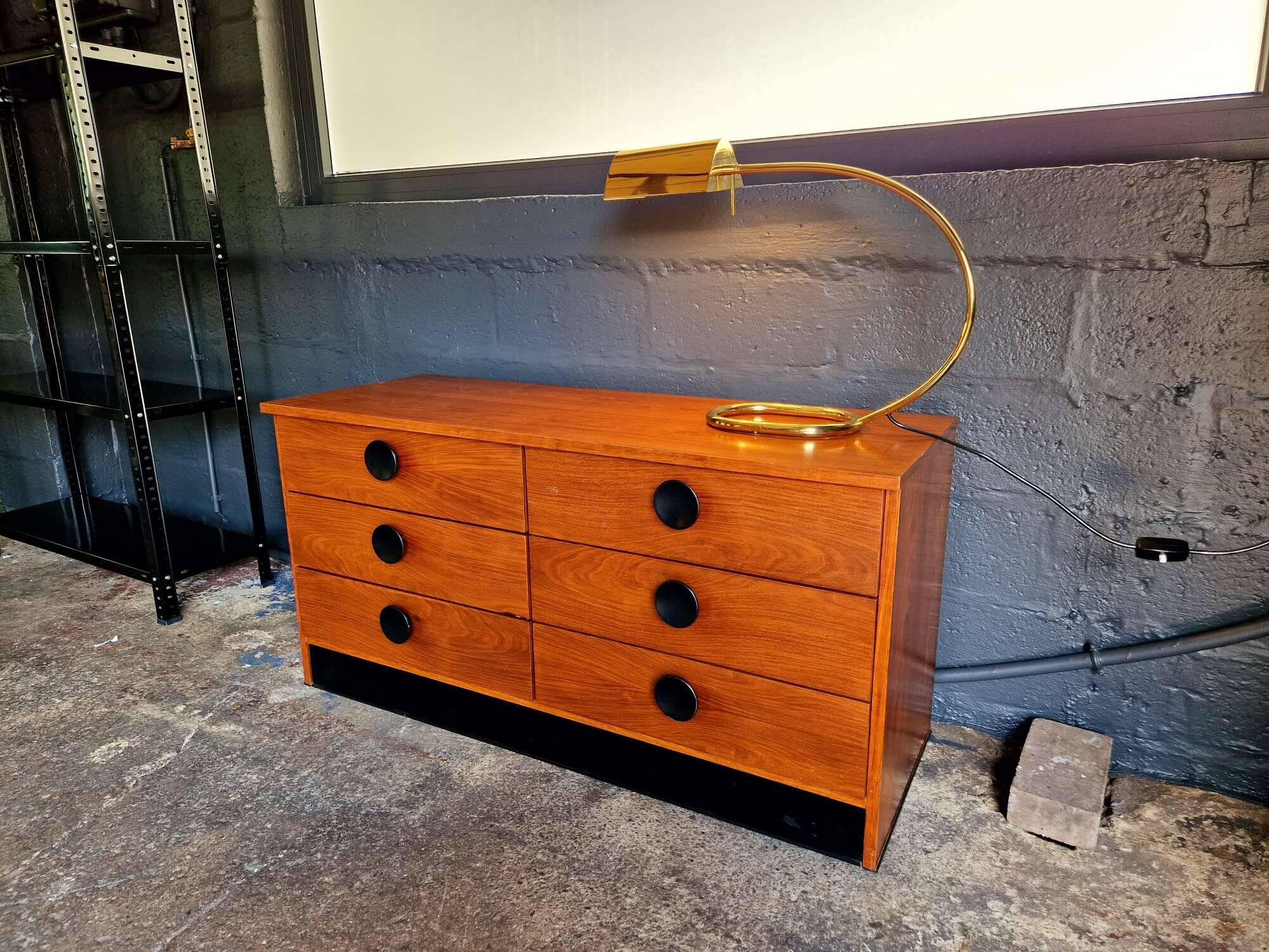 6-drawer chest of drawers in rosewood, 1960s-70s