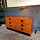 Commode 6 tiroirs en palissandre, années 1960-70