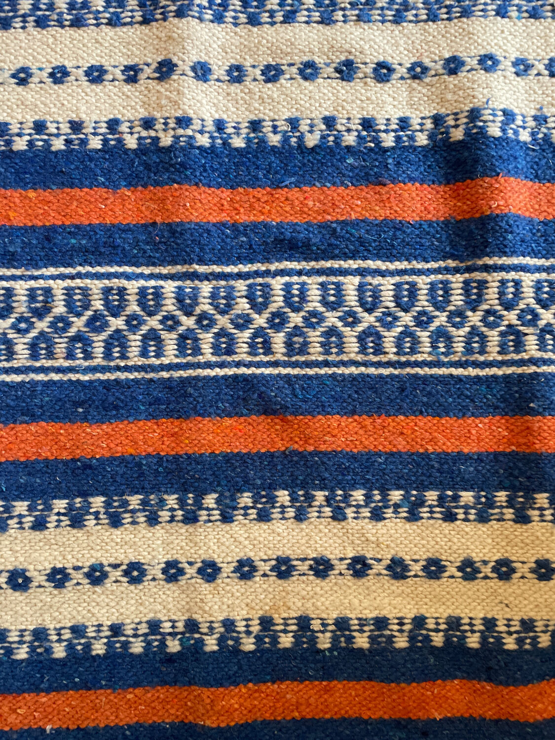 Moroccan cotton carpet