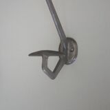 Pair of aluminum coat hooks 70s