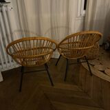 Set of 2 Dirk Rohe Noordewolde armchairs from the 60s