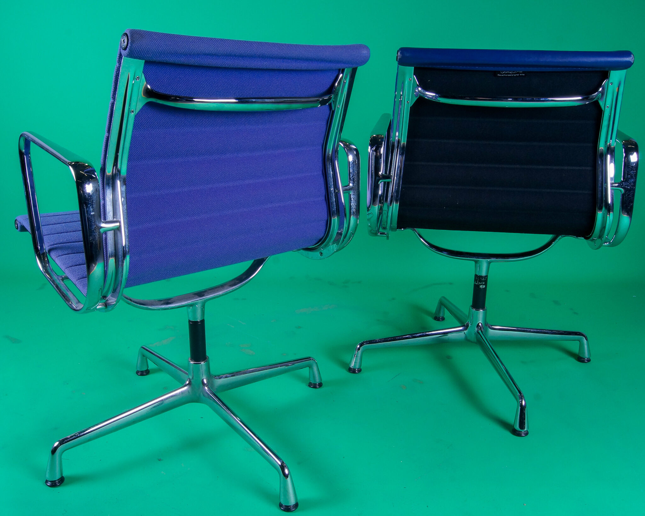 Set of 8 chairs model EA108 & EA107 by Charles and Ray Eales Vitra edition