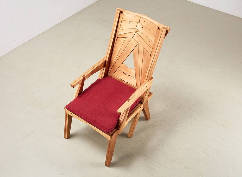 Unique Postmodern Lounge Chair Italy 1980s