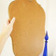 Rococo vintage gold mirror, 32x57cm