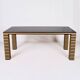 Memphis style dining table, wood, Italy