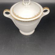 Service à thé/café porcelaine de Limoges blanche et dorure – MPM0724SV1