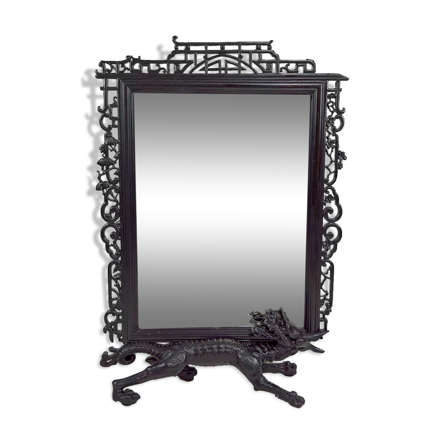 Viardot Japanese dragon mirror, circa 1880