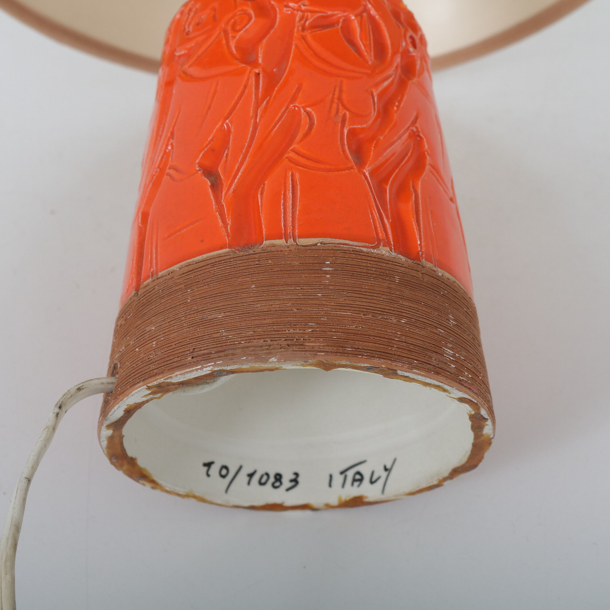 Ceramics table lamp by Fratelli Fanciullacci, Italy 1960