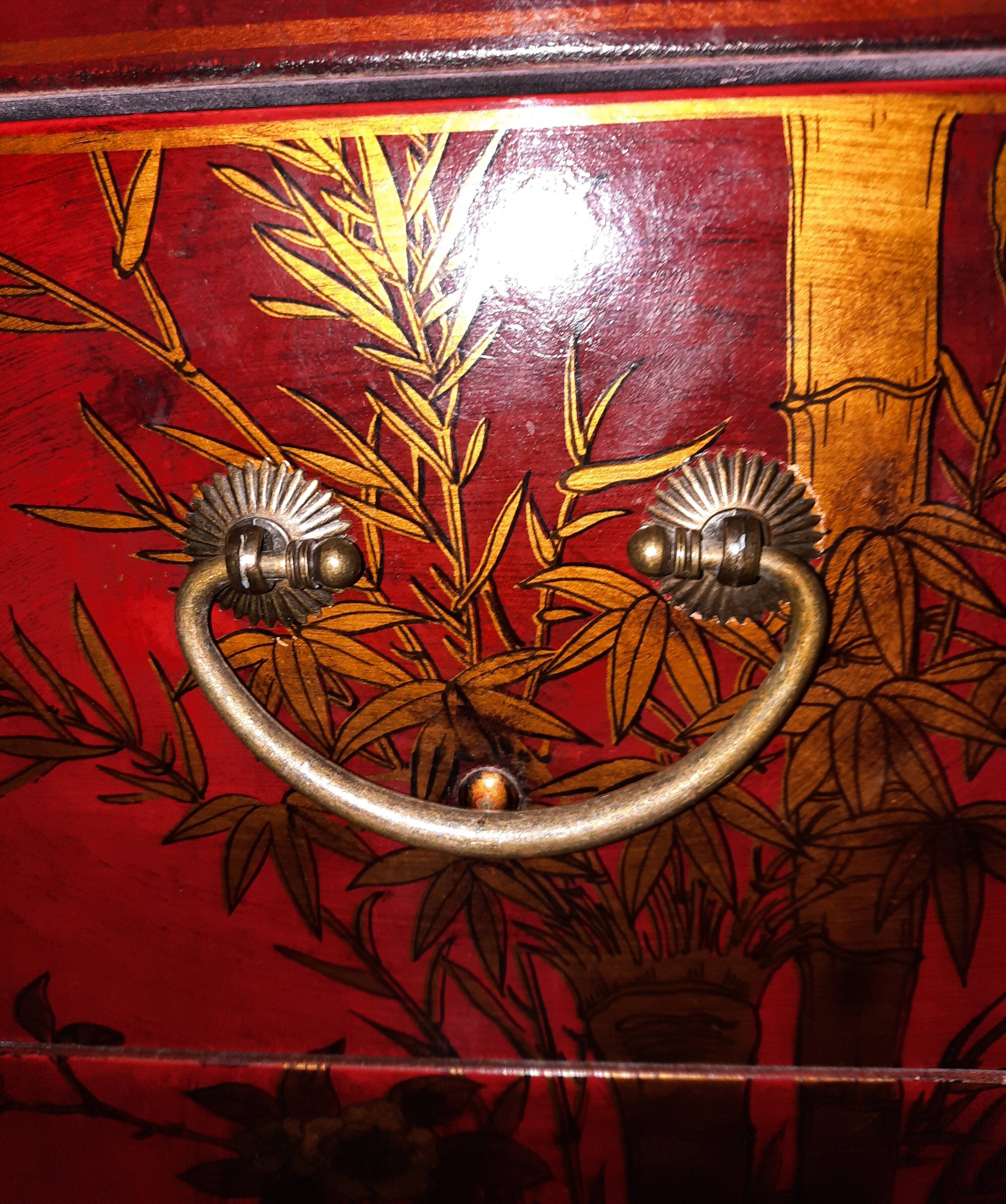 Small chest of drawers from the Far East