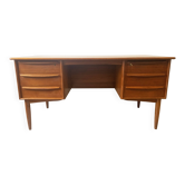 Danish desk Falster in teak by Svend Madsen, 1960s