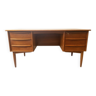 Danish desk Falster in teak by Svend Madsen, 1960s