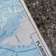 Planisphere world map vintage physics and vegetation